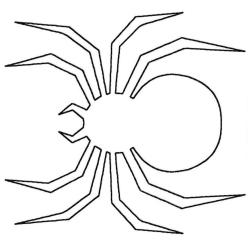 Картинки по запросу рисунок силуэт паука